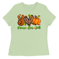 Matcha peace love fall Ladies Tee - Zillion Design Studio