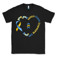 Black world down syndrome day Classic Tee - MaliasSmallBusiness