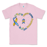 Bubblegum Pink world down syndrome day Classic Tee - MaliasSmallBusiness