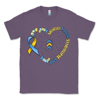 Lavender world down syndrome day Classic Tee - MaliasSmallBusiness