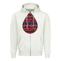 Oatmeal Heather Hispanic Heritage Zipper Hoodie - BundleAndBundleShop