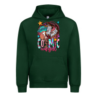 Forest Green cosmic cowgirl Urban Hoodie - OliviaCreatesArt