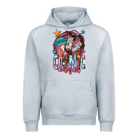 Heather Grey cosmic cowgirl Urban Hoodie - OliviaCreatesArt