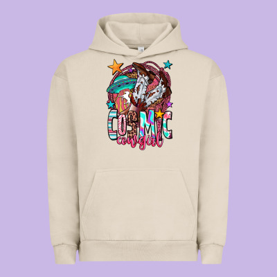 Cosmic Cowgirl Urban Hoodie Designed By Oliviacreatesart