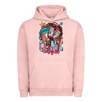 Pigment Salmon cosmic cowgirl Urban Hoodie - OliviaCreatesArt