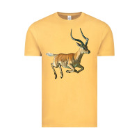 Vintage Mustard Impala Antelope Illustrations Vintage Tee - LillyAllenDesigns
