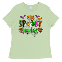 Matcha one spooky teacher Ladies Tee - Zillion Design Studio