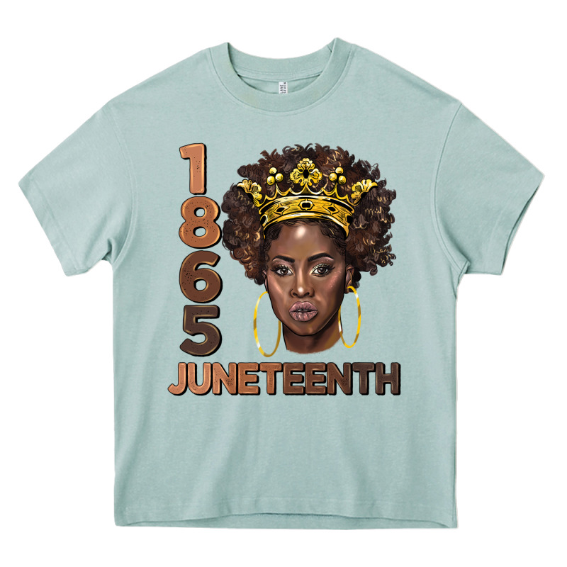 1865 Juneteenth Black Women Heavy Core Tee by BarkalooDesign | Teevron