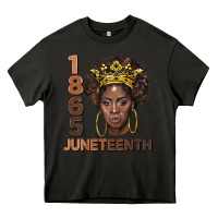 Asphalt 1865 juneteenth black women Heavy Core Tee - BarkalooDesign