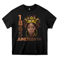 Black 1865 juneteenth black women Heavy Core Tee - BarkalooDesign