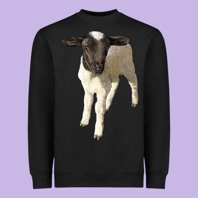 Dorper Baby Sheep Heavyweight Sweatshirt Designed By Lillyallendesigns