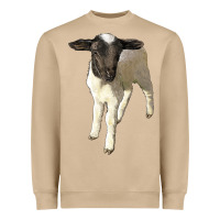 Mushroom dorper baby sheep Heavyweight Sweatshirt - LillyAllenDesigns