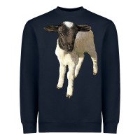 Navy dorper baby sheep Heavyweight Sweatshirt - LillyAllenDesigns