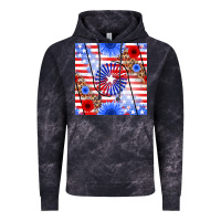 Cloud Black patriotic usa flag and sunflower Vintage Hoodie - BundleAndBundleShop