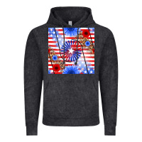 Vintage Black patriotic usa flag and sunflower Vintage Hoodie - BundleAndBundleShop