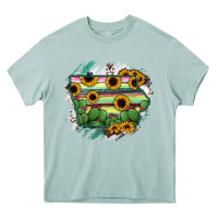 Arona Iowa State Map Heavy Core Tee - RanaPortraitStore
