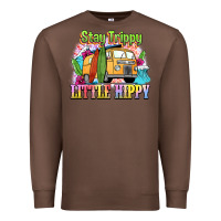 Chestnut stay trippy little hippy Premium Sweatshirt - NancyCooperArtShop