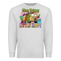 Dove Grey stay trippy little hippy Premium Sweatshirt - NancyCooperArtShop