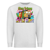 Oatmeal Heather stay trippy little hippy Premium Sweatshirt - NancyCooperArtShop