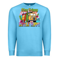 Ocean Blue stay trippy little hippy Premium Sweatshirt - NancyCooperArtShop