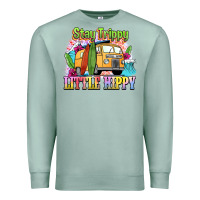 Seafoam stay trippy little hippy Premium Sweatshirt - NancyCooperArtShop