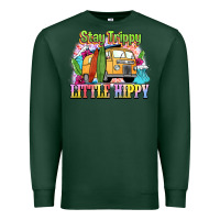 Sports Green stay trippy little hippy Premium Sweatshirt - NancyCooperArtShop