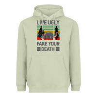 Matcha Lıve Ugly Fake Your Death Heavyweight Hoodie - Bettercallsaul