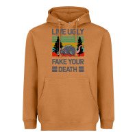Meerkat Lıve Ugly Fake Your Death Heavyweight Hoodie - Bettercallsaul