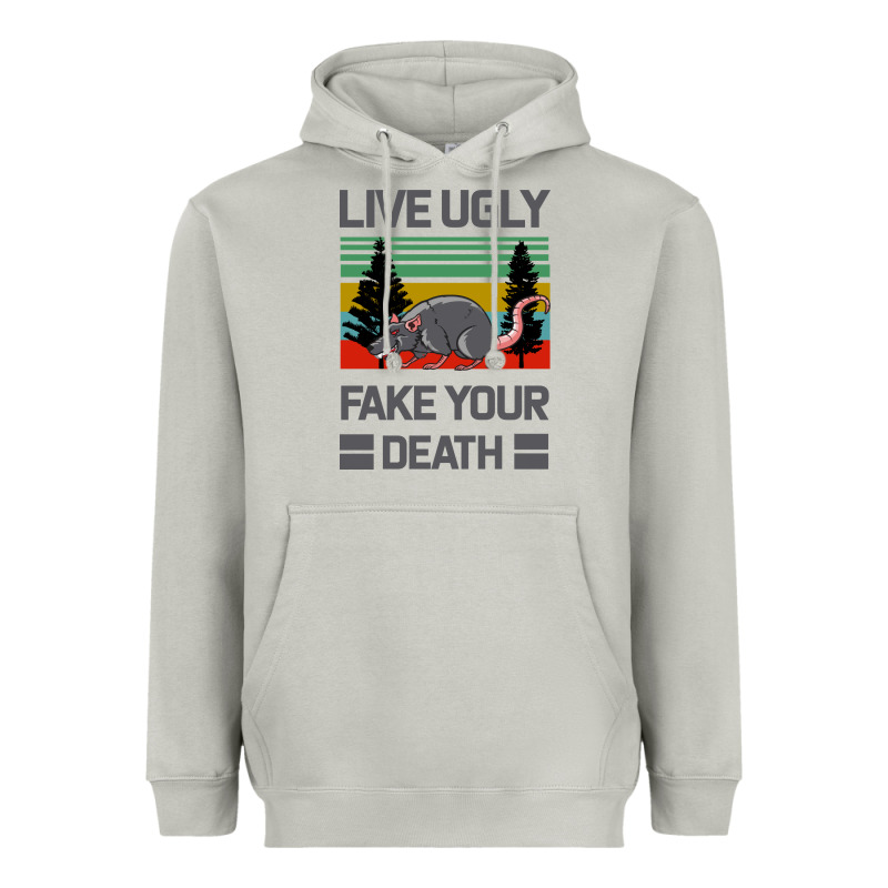 Lıve Ugly Fake Your Death Heavyweight Hoodie by Bettercallsaul | Teevron