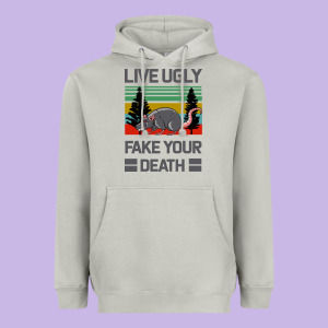 Lıve Ugly Fake Your Death Heavyweight Hoodie Designed By Bettercallsaul