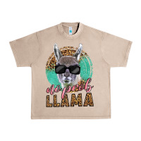 French Oak western no prob llama Urban Heavy Tee - LillyAllenDesigns