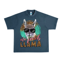 Midnight Navy western no prob llama Urban Heavy Tee - LillyAllenDesigns