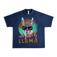 Navy western no prob llama Urban Heavy Tee - LillyAllenDesigns