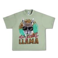 Oil Green western no prob llama Urban Heavy Tee - LillyAllenDesigns