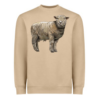 Mushroom southdown sheep Heavyweight Sweatshirt - LillyAllenDesigns