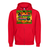 Red witches brew tumbler Zipper Hoodie - BundleAndBundleShop