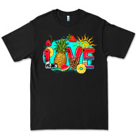 Black love summer fruit and sun Premium Tee - AdoDesignShop