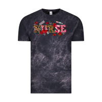 Cloud Black valentines day nurse Vintage Tee - NancyCooperArtShop