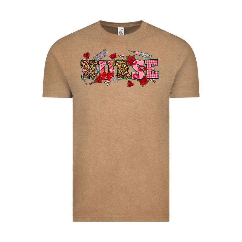 Valentines Day Nurse Vintage Tee by NancyCooperArtShop | Teevron