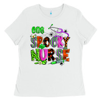 White one spooky nurse Ladies Tee - Zillion Design Studio