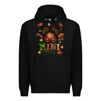 Black mini claus messy bun Premium Hoodie - texasbilliewilder