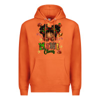 Carrot mini claus messy bun Premium Hoodie - texasbilliewilder