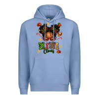 Colony Blue mini claus messy bun Premium Hoodie - texasbilliewilder