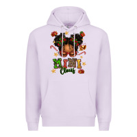 Lilac mini claus messy bun Premium Hoodie - texasbilliewilder