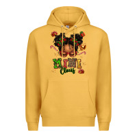 Mustard mini claus messy bun Premium Hoodie - texasbilliewilder
