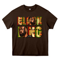 Chocolate Brown Black king juneteenth Heavy Core Tee - Zillion Design Studio