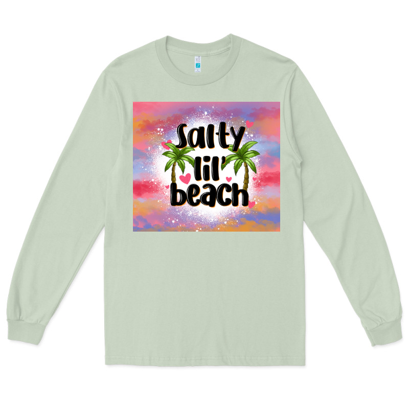 Salty Lil' Beach Long Sleeve Tee by MaliasSmallBusiness | Teevron