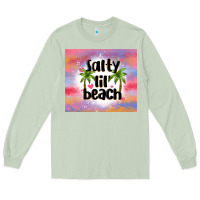 Matcha salty lil' beach Long Sleeve Tee - MaliasSmallBusiness