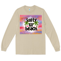 Mushroom salty lil' beach Long Sleeve Tee - MaliasSmallBusiness