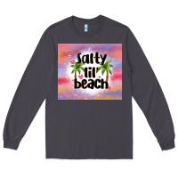Smoke salty lil' beach Long Sleeve Tee - MaliasSmallBusiness